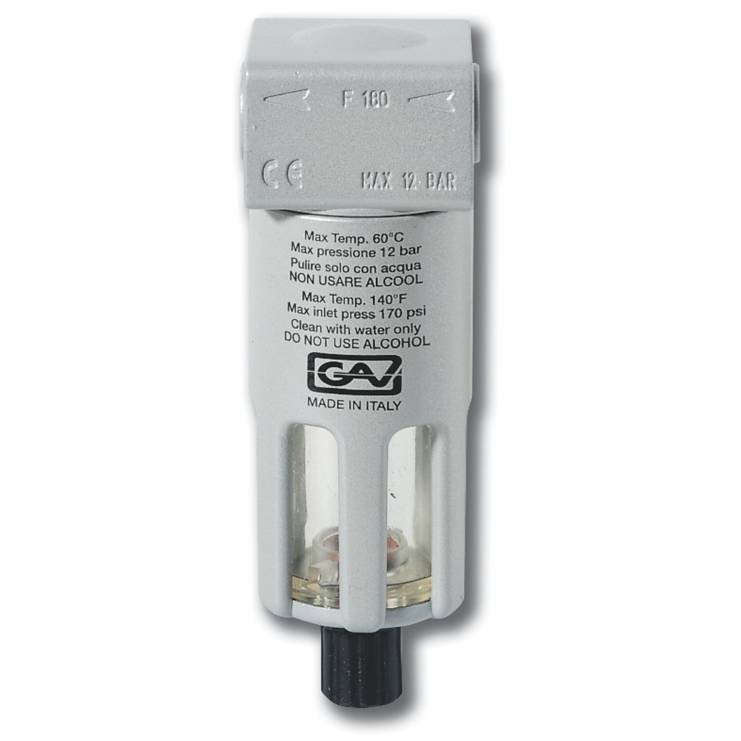 Filter In Line 1/4' Water Trap